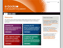 Tablet Screenshot of jiscebooks.org